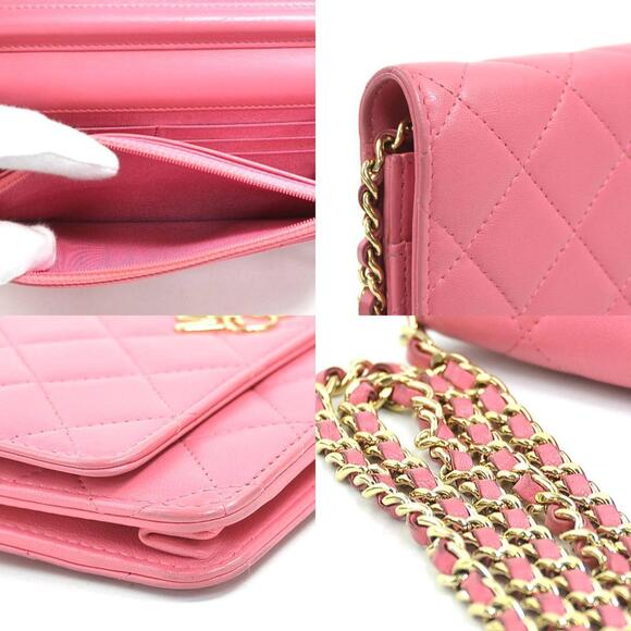 CHANEL Authentic Lambskin Leather Wallet - Picture 3 of 5